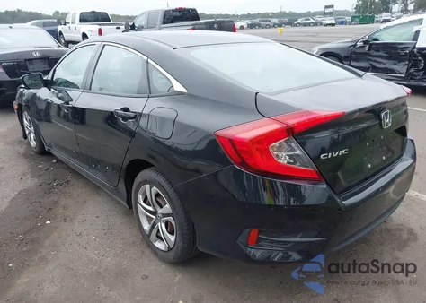 2017 Honda Civic Lx z USA, uszkodzony, nr VIN 2HGFC2F5XHH557698
